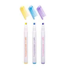 MARCA TEXTO LETTERING 2 EM 1 ESTOJO C/3 UND JOCAR OFFICE