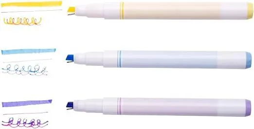 MARCA TEXTO LETTERING 2 EM 1 ESTOJO C/3 UND JOCAR OFFICE