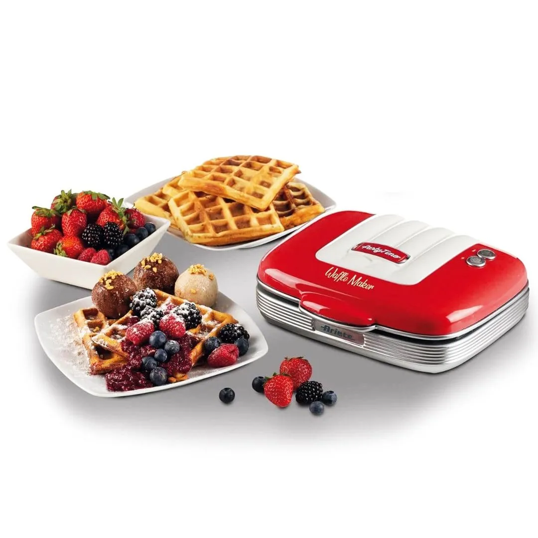 MÁQUINA DE WAFFLE ARIETE 1973 RETRO PARTY TIME , 700W
