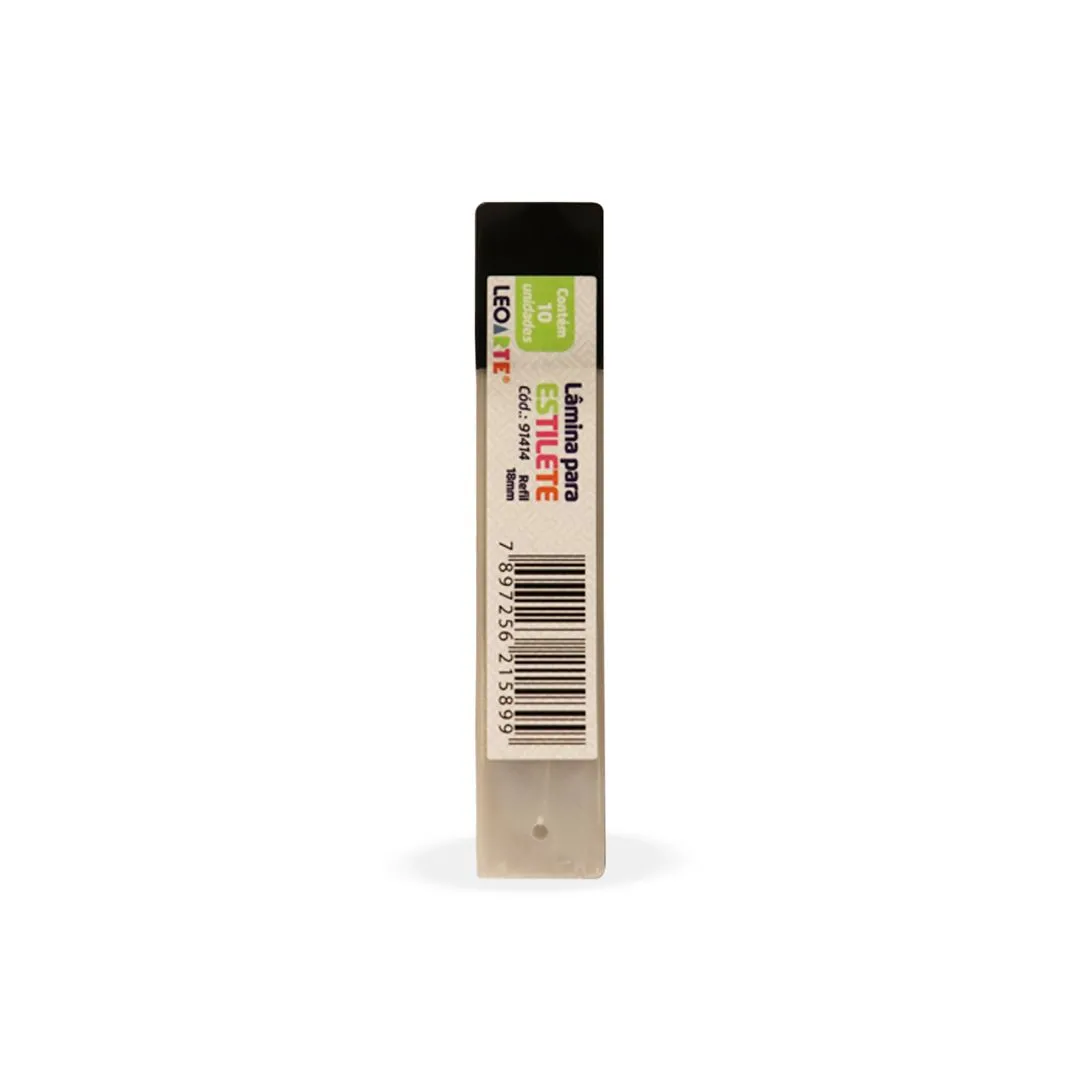 LAMINA ESTILETE LARGO 18MM CX/10UNDS