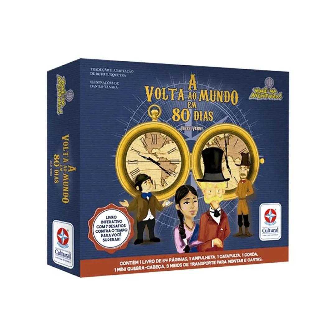 LIVRO VOLTA AO MUNDO EM 80 DIAS