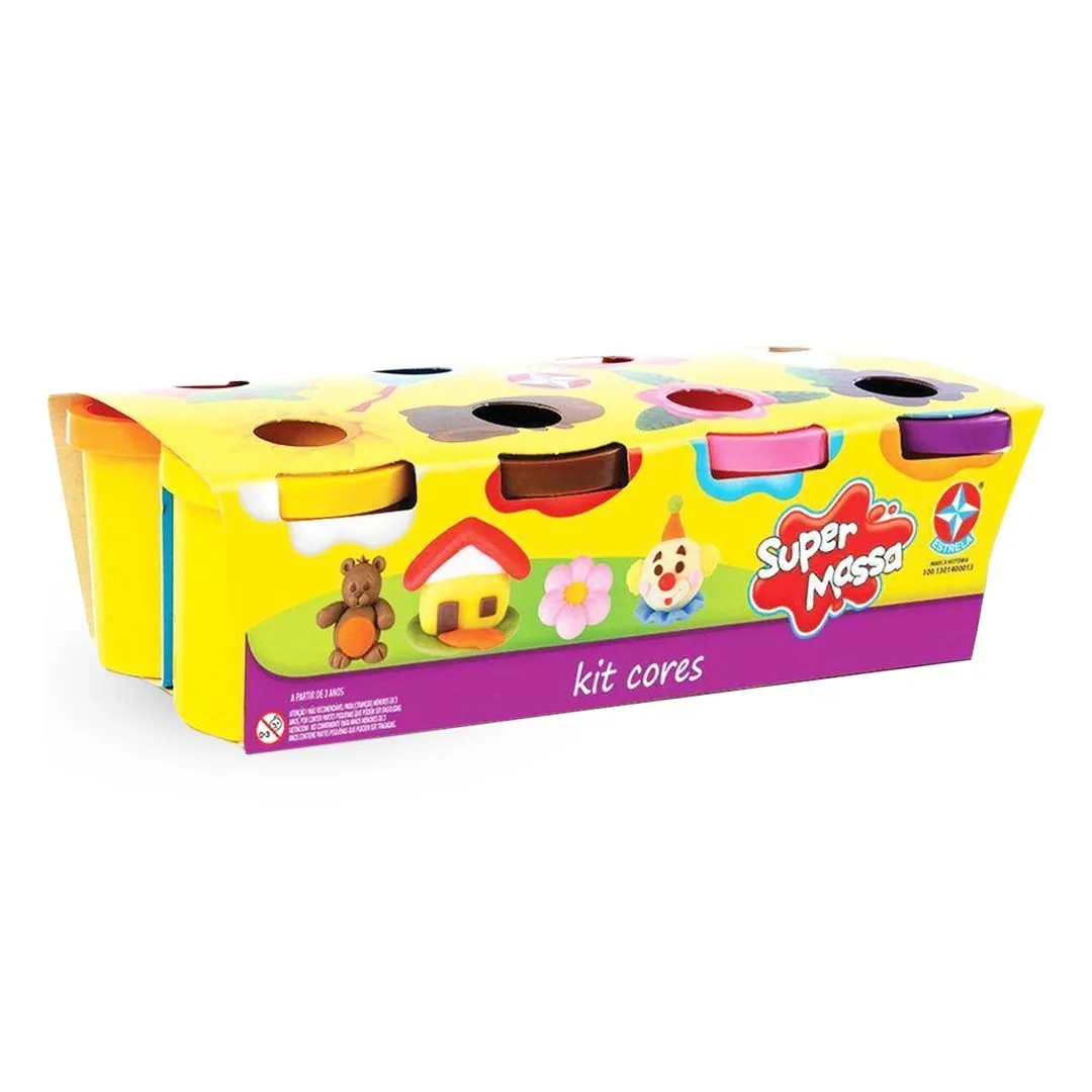 MASSA ESTRELA KIT CORES 