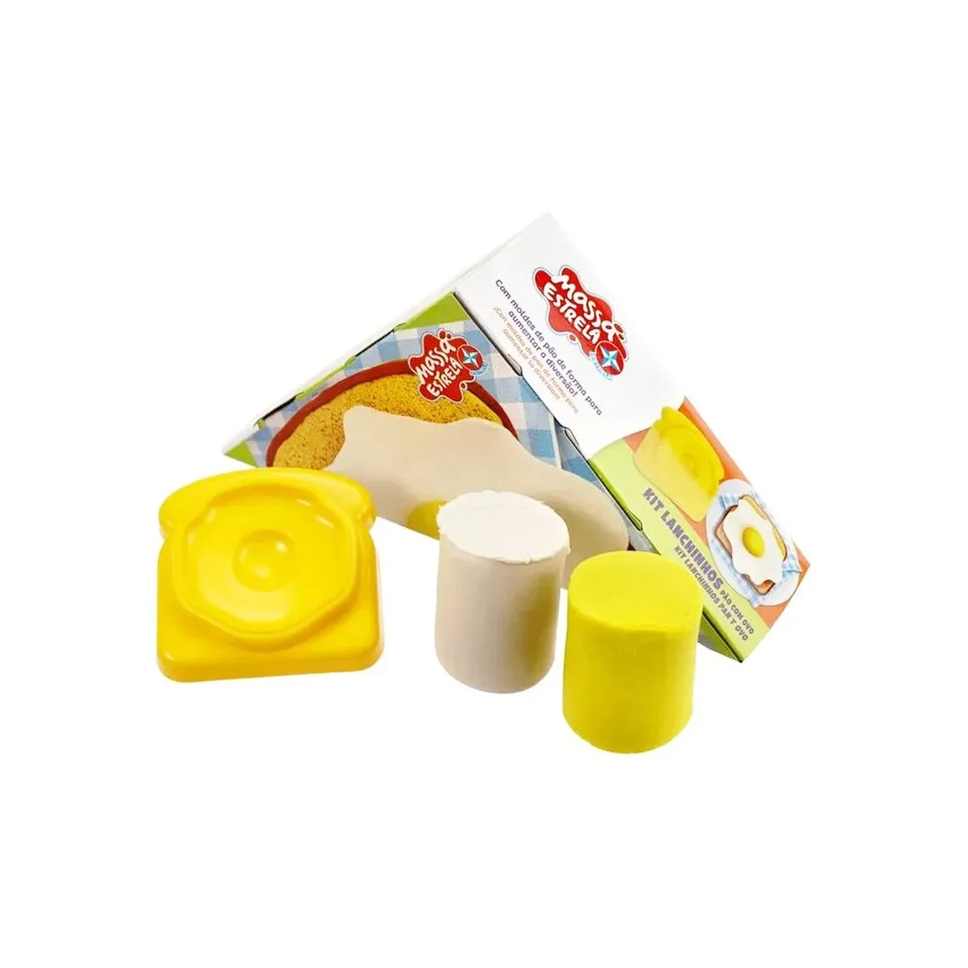 MASSA ESTRELA KIT LANCHINHOS - PÃO E OVO 