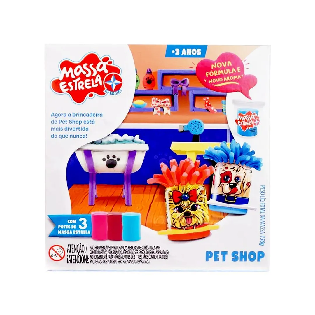 PETSHOP COM MASSA ESTRELA
