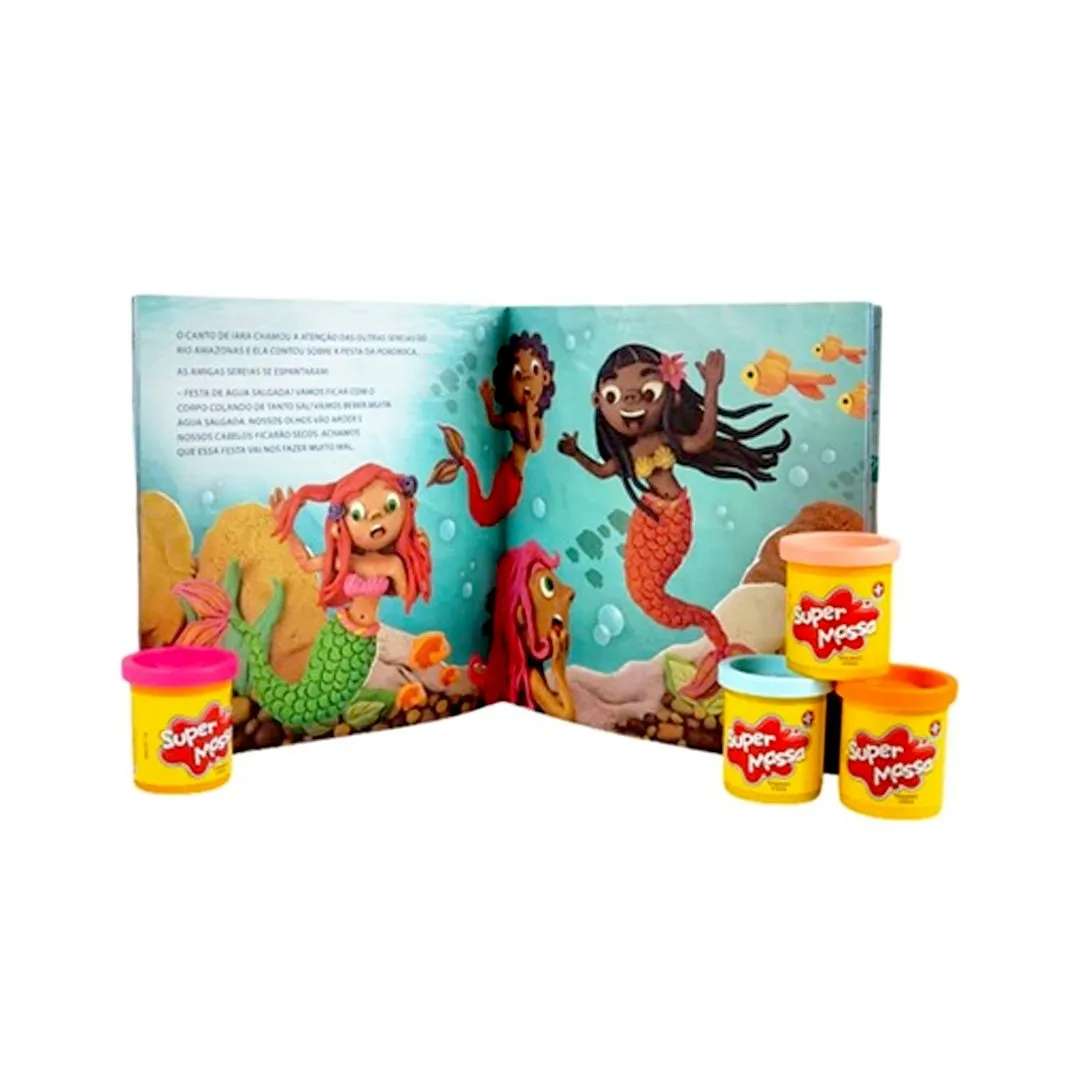 LIVRO IARA UMA FESTA NO MAR COM MASSA ESTRELA 