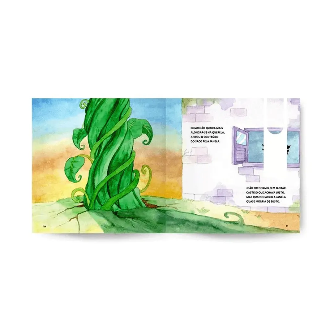 LIVRO JOÃO E O PÉ DE FEIJÃO COM BLISTER