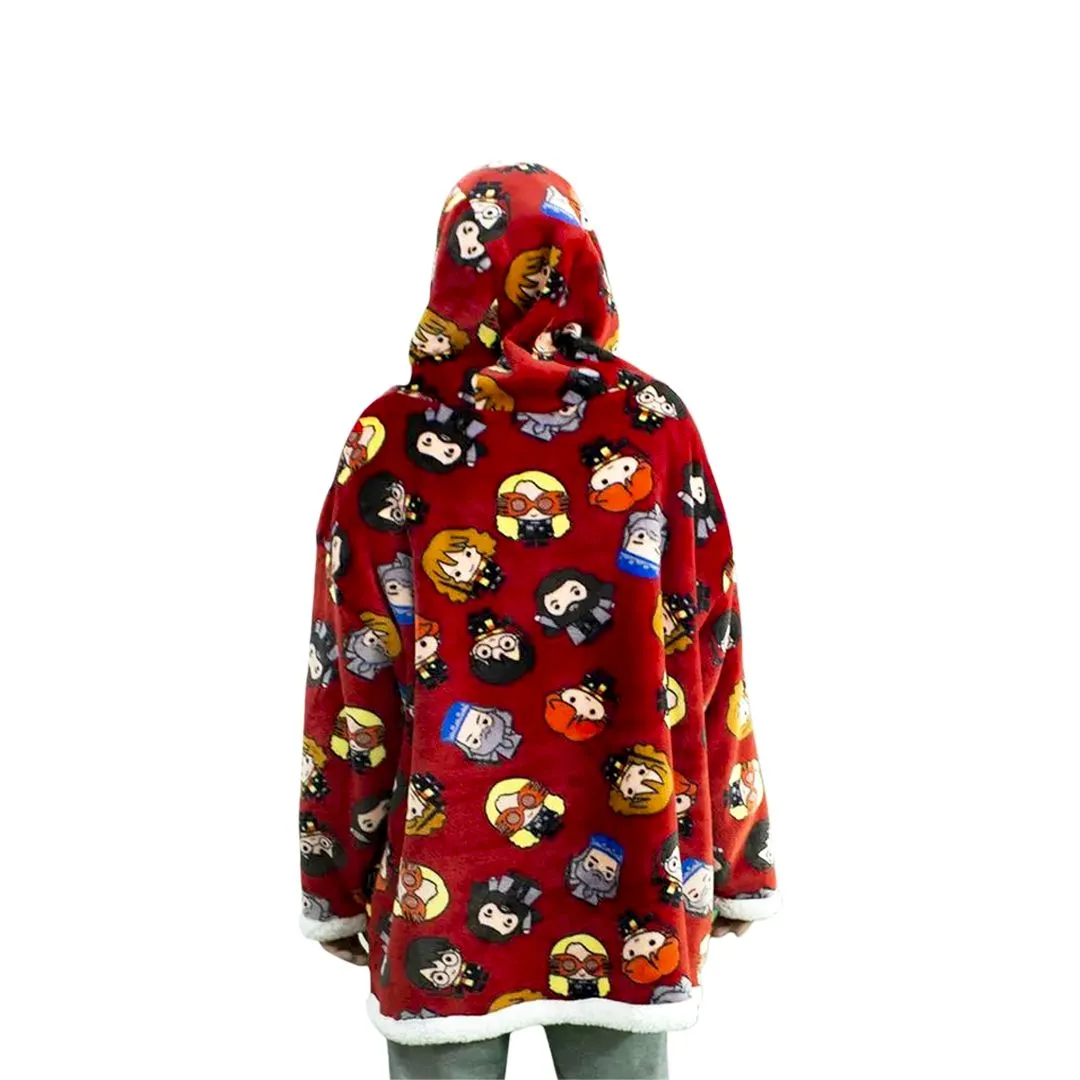 COBERTOR C/MANGAS HOODIE ADLT.HARRY POTTER