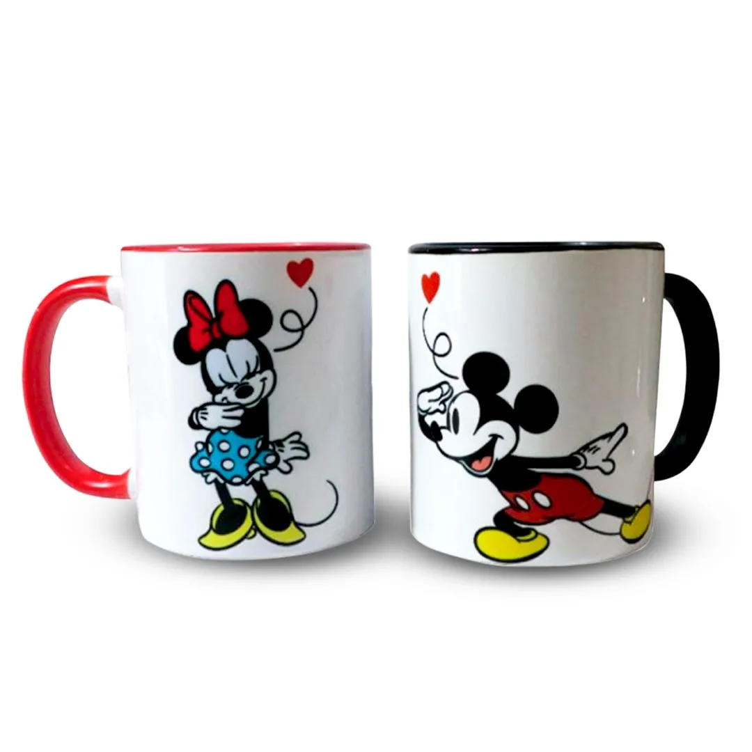 KIT COM 2 CANECAS POP 350ML MICKEY FRIENDS