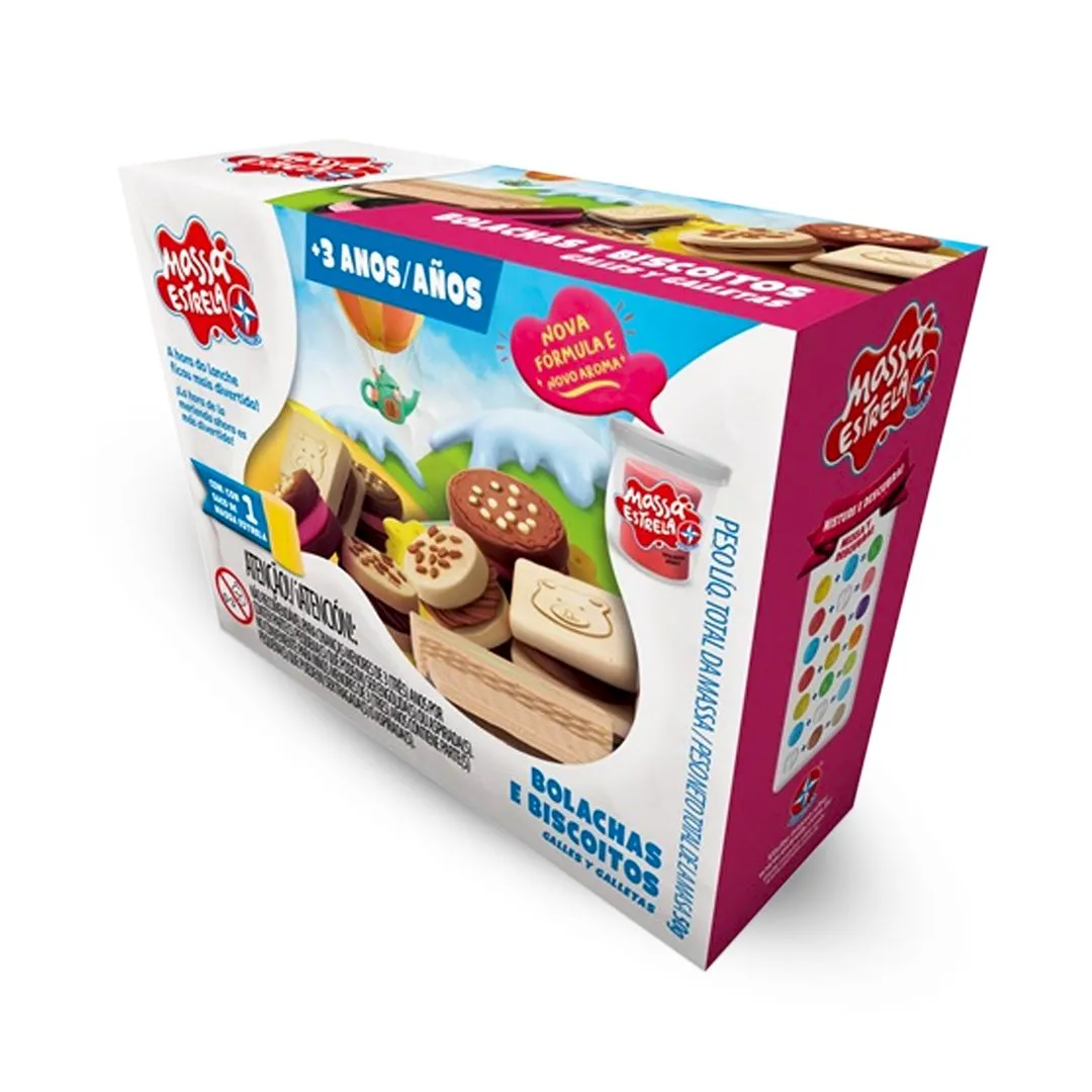 MASSA ESTRELA KIT BOLACHAS E BISCOITOS 