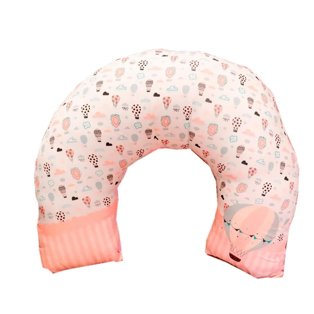 ALMOFADA DE AMAMENTAÇÃO ROSA BEBÊ 52x43x15 CM