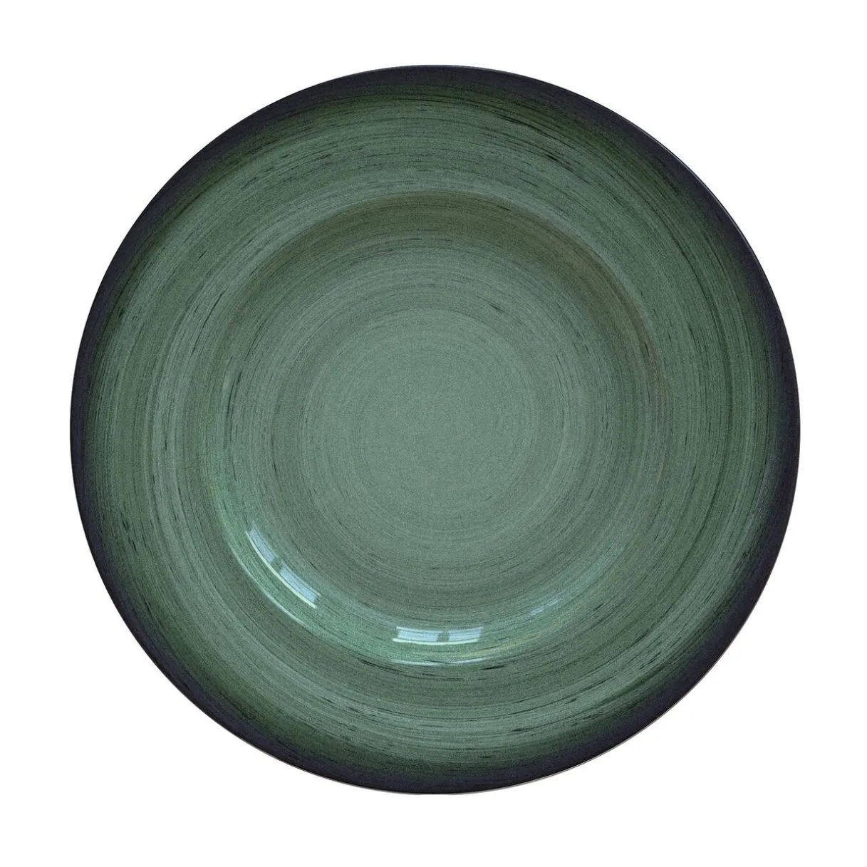 PRATO RASO AL 27CM RUSTICO VERDE HS 