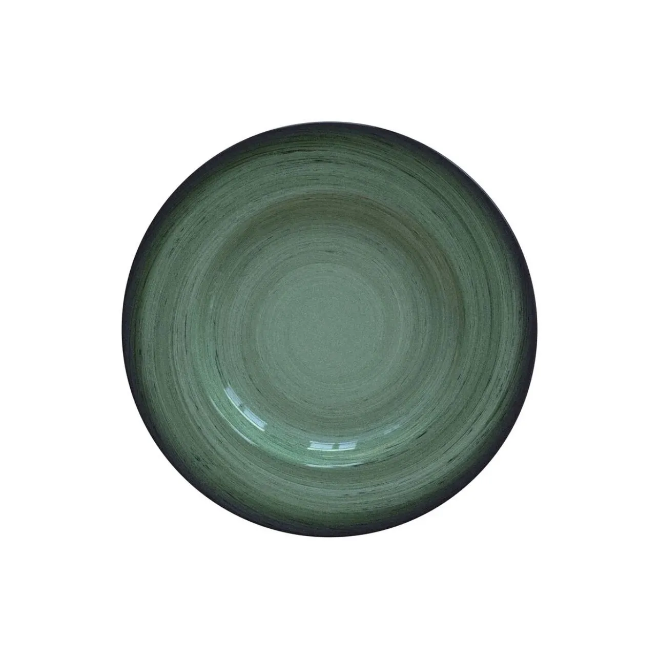 PRATO SOBREMESA AL 21CM RUSTICO VERDE 