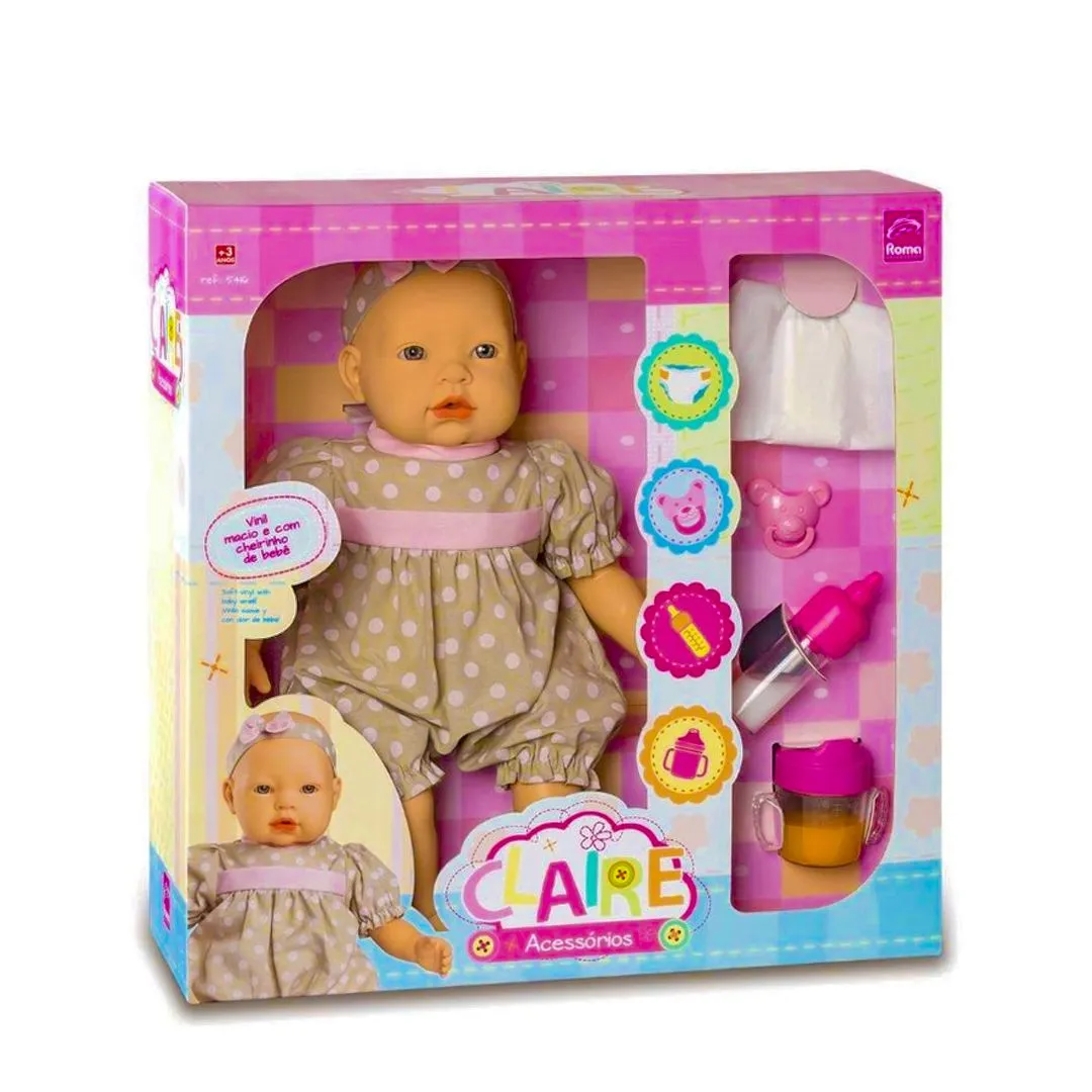 CLAIRE - ACESSÓRIOS BRINQUEDO BONECA VINIL