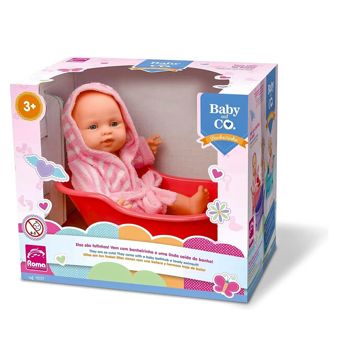 BABY CO - BANHEIRA BRINQUEDO BONECA VINIL/PLÁSTICO