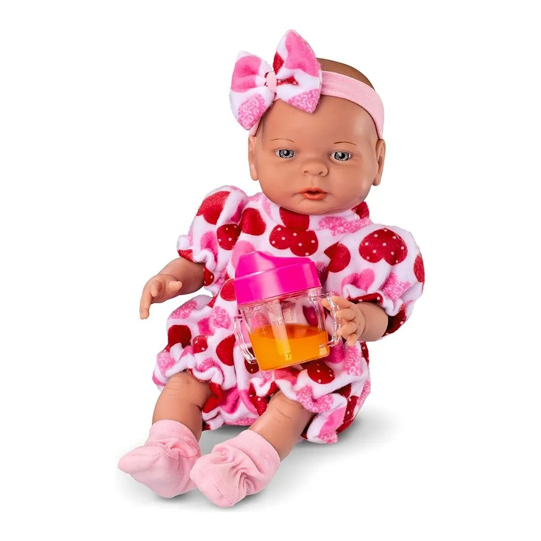 BABIES - PRIMEIRAS COMIDINHAS BRINQ. BONECA VINIL C/ ACESSÓRIOS