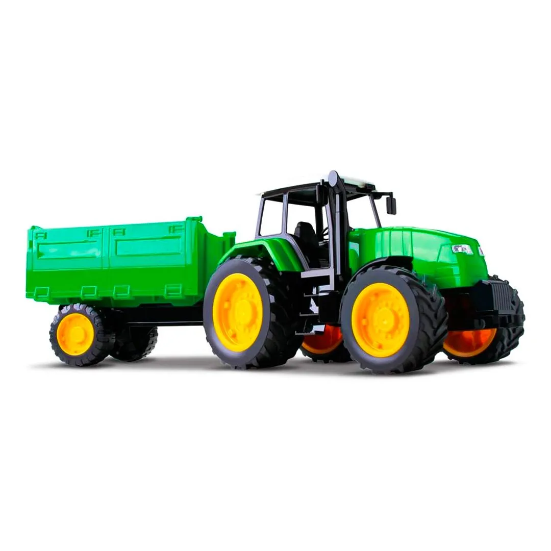 TRATOR TRAÇADO - CARRETA BRINQ. PLÁST