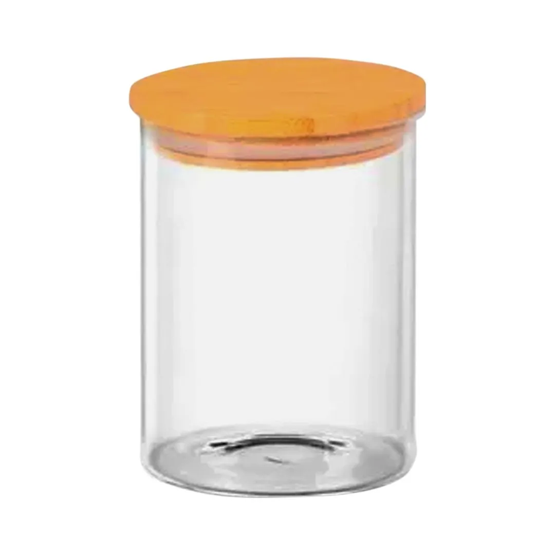 POTE HERMÉTICO COM TAMPA EM 85% VIDRO BOROSSILICATO 300ML