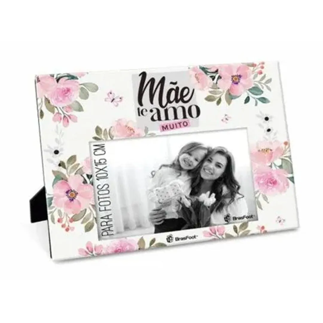 PORTA RETRATO- MÃE TE AMO MUITO