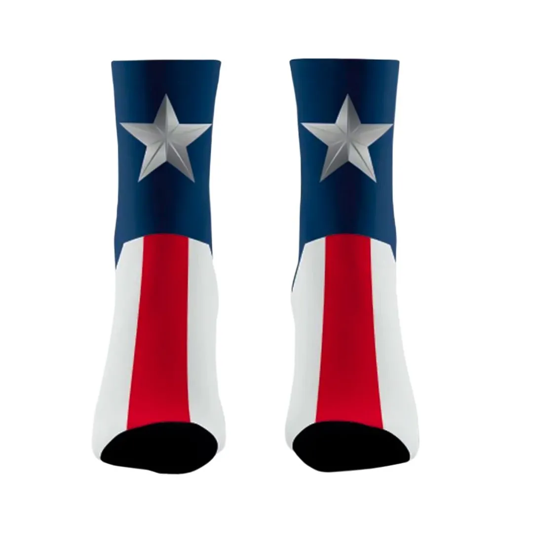 MEIAS CANO LONGO 100% PES 39/43 CAPITÃO AMÉRICA