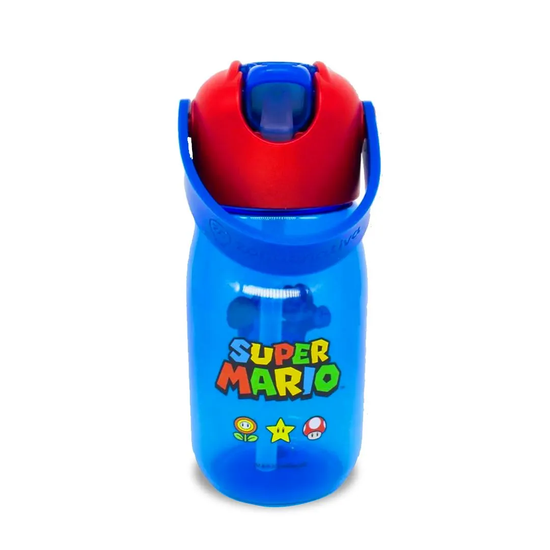 GARRAFA FLIP INFANTIL 400ML SUPER MARIO
