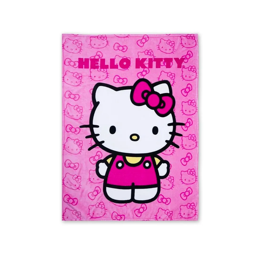 KIT ALMOFADA + MANTA HELLO KITTY