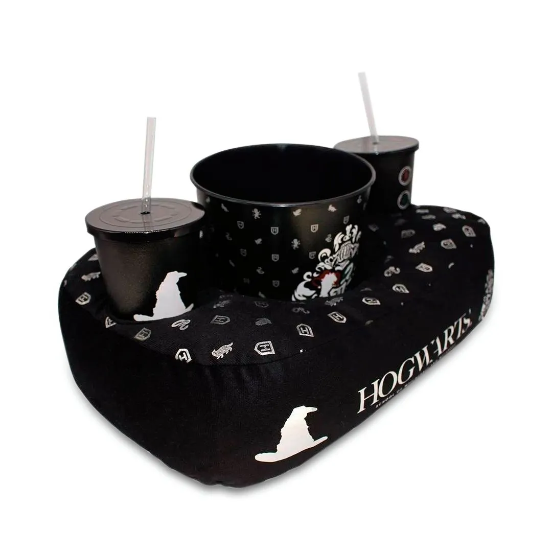 KIT ALMOFADA PARA PIPOCA DE FIBRA SUEDE - HOGWARTS
