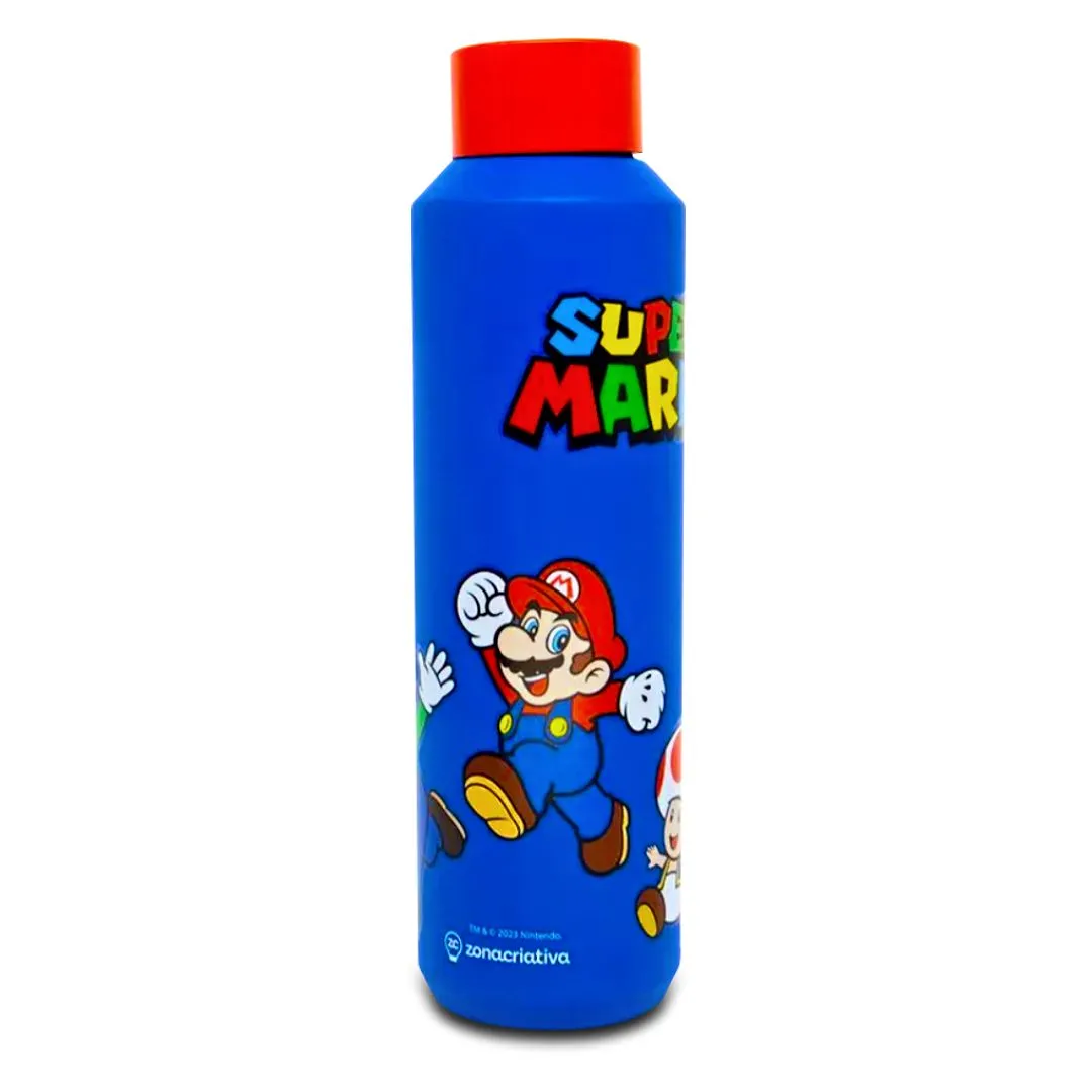 GARRAFA ACQUA 600ML TURMA DO MARIO 