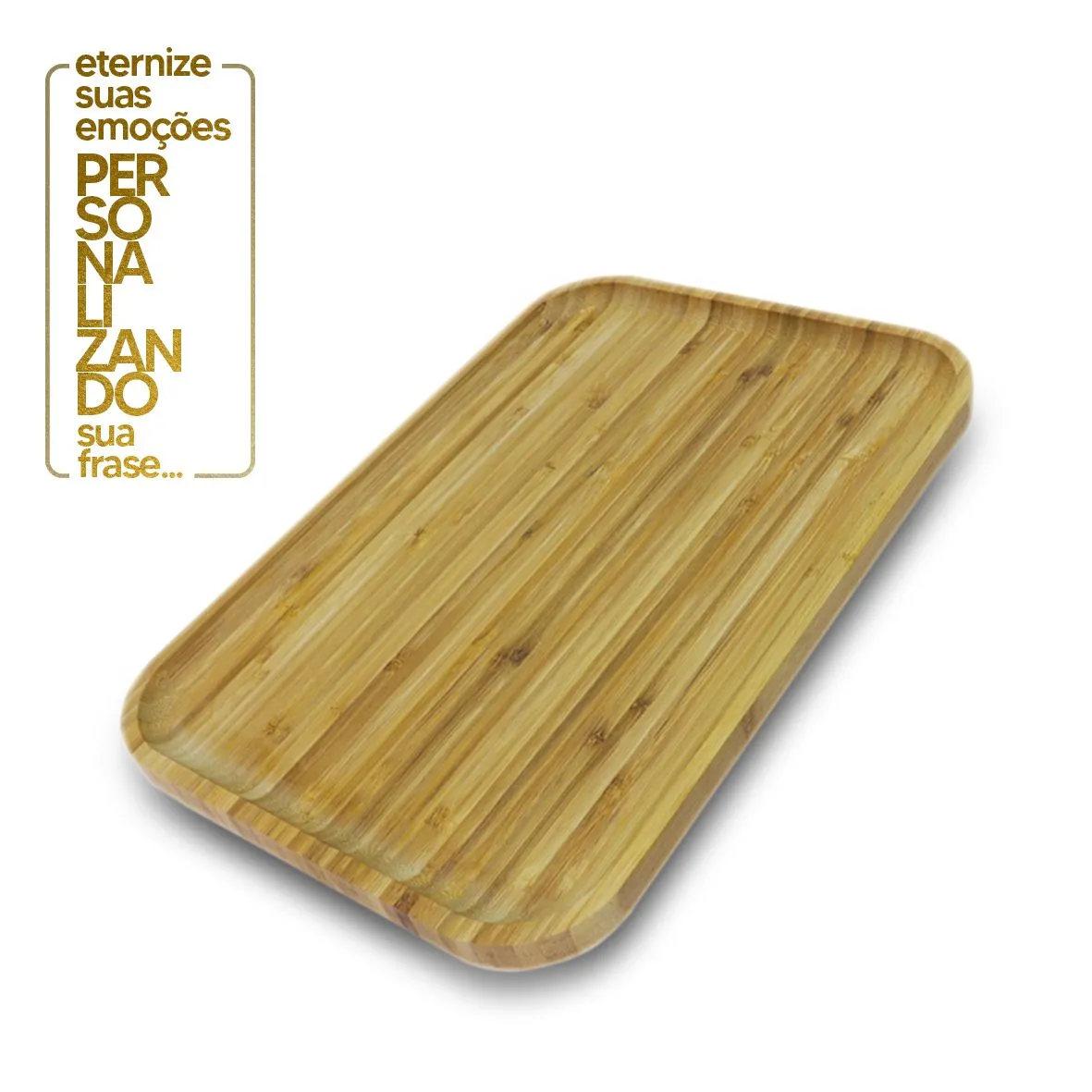 BANDEJA PETISQUEIRA EM BAMBU 35,9X23,9CM