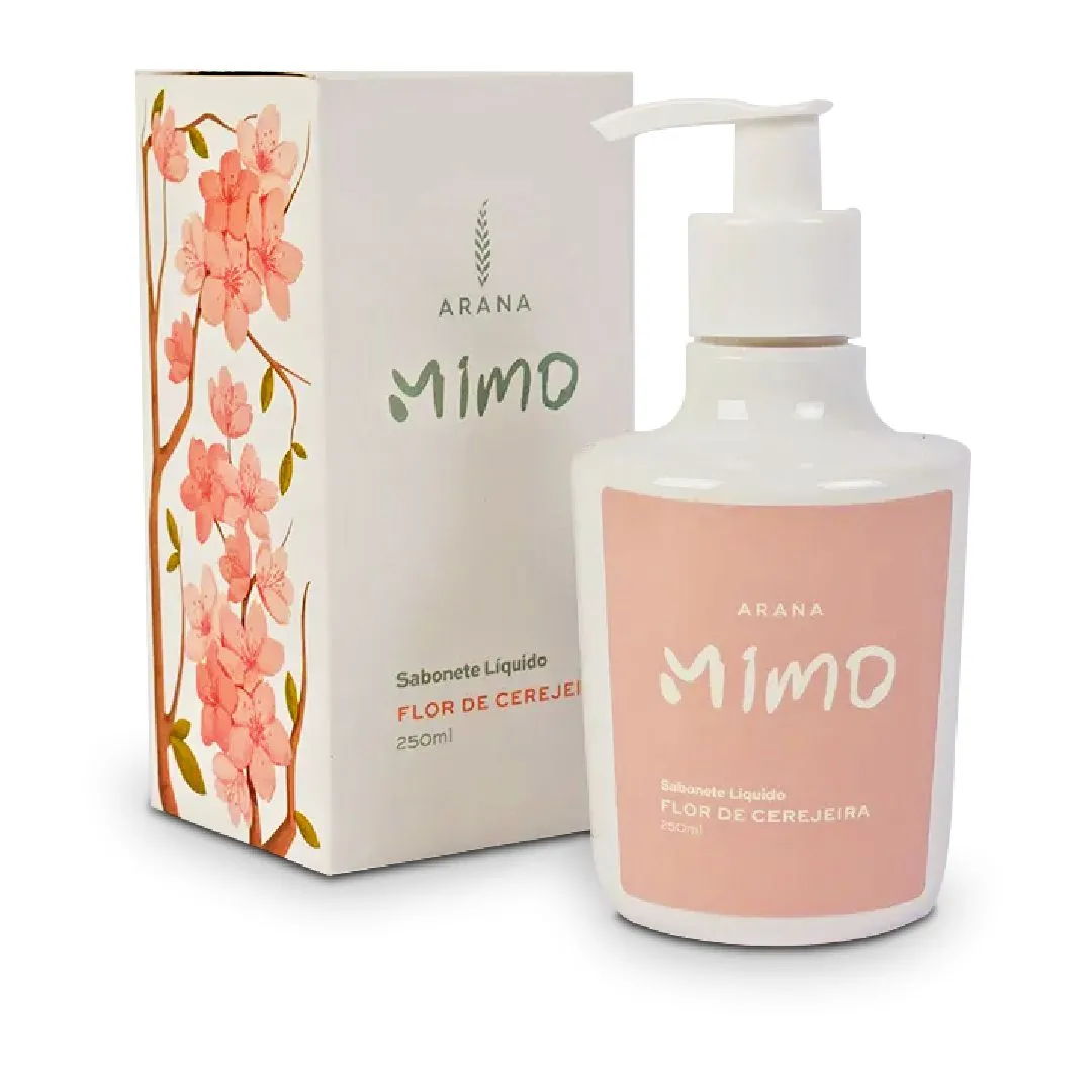 SABONETE LÍQUIDO DE FLOR DE CEREJEIRA 250ML