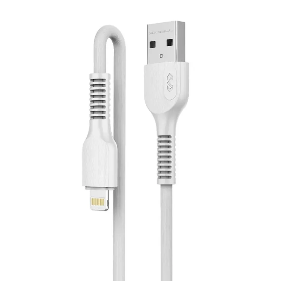 CABO LIGHTNING MICCELL PVC 2M BRANCO - VQ-D88