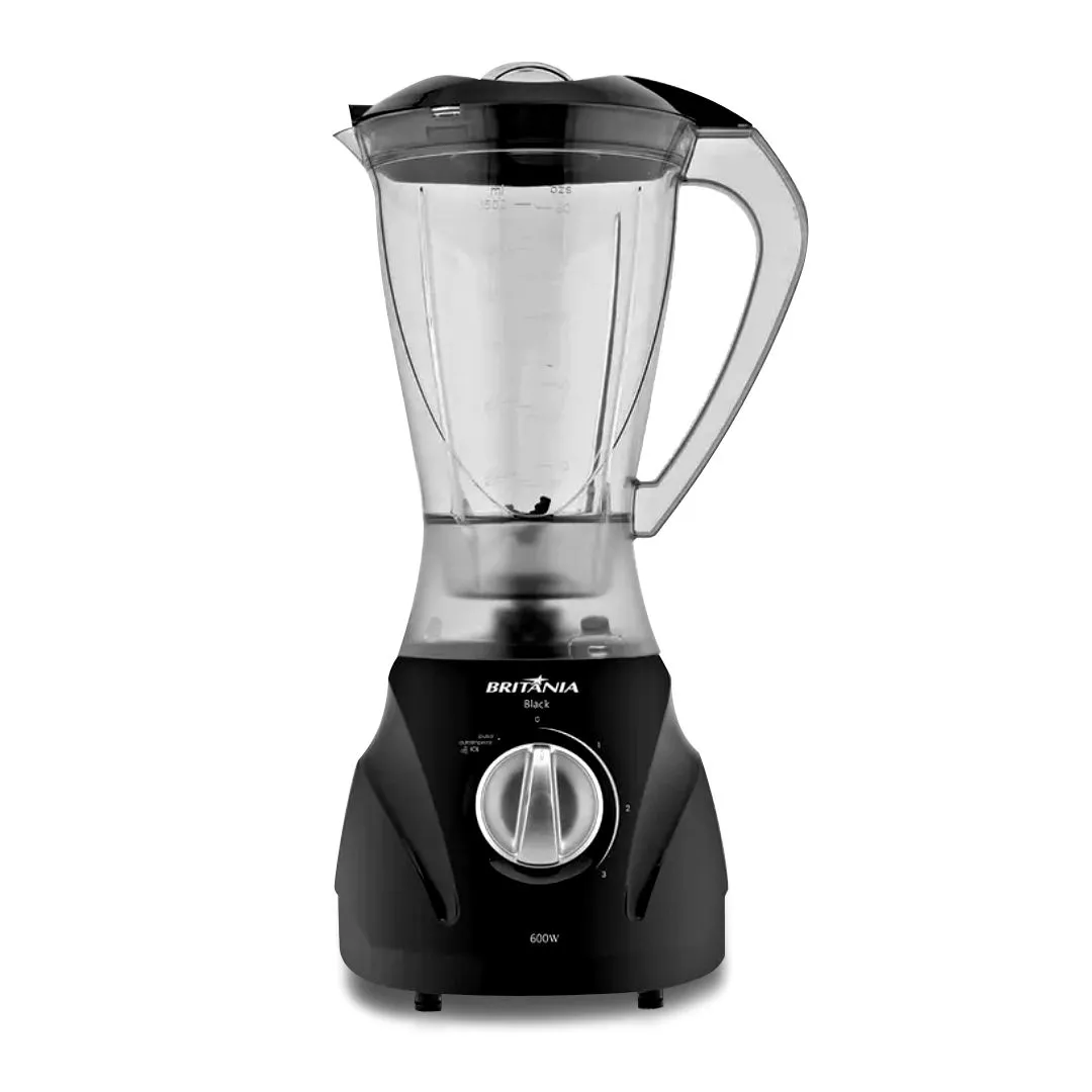 LIQUIDIFICADOR BRITÂNIA BLACK 3 VELOCIDADES 2,1L 220V