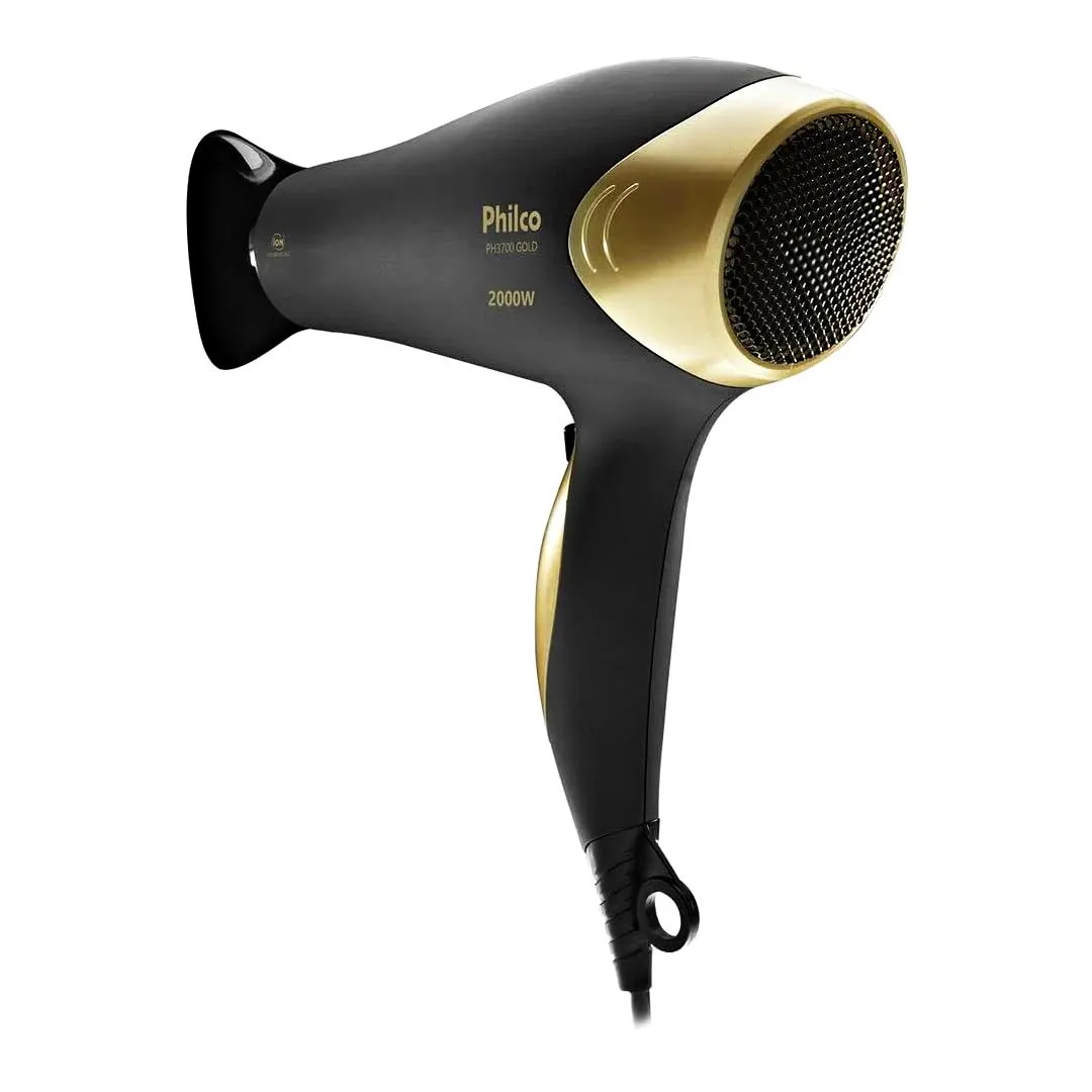 SECADOR DE CABELOS PHILCO PH3700 GOLD 220V