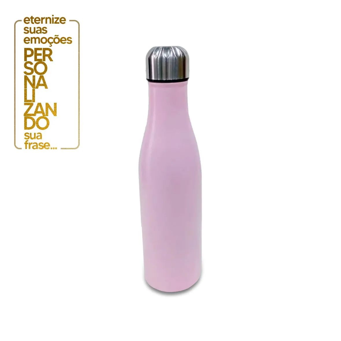 GARRAFA TERMICA DE INOX COLORIDO 500ML - SORTIDO