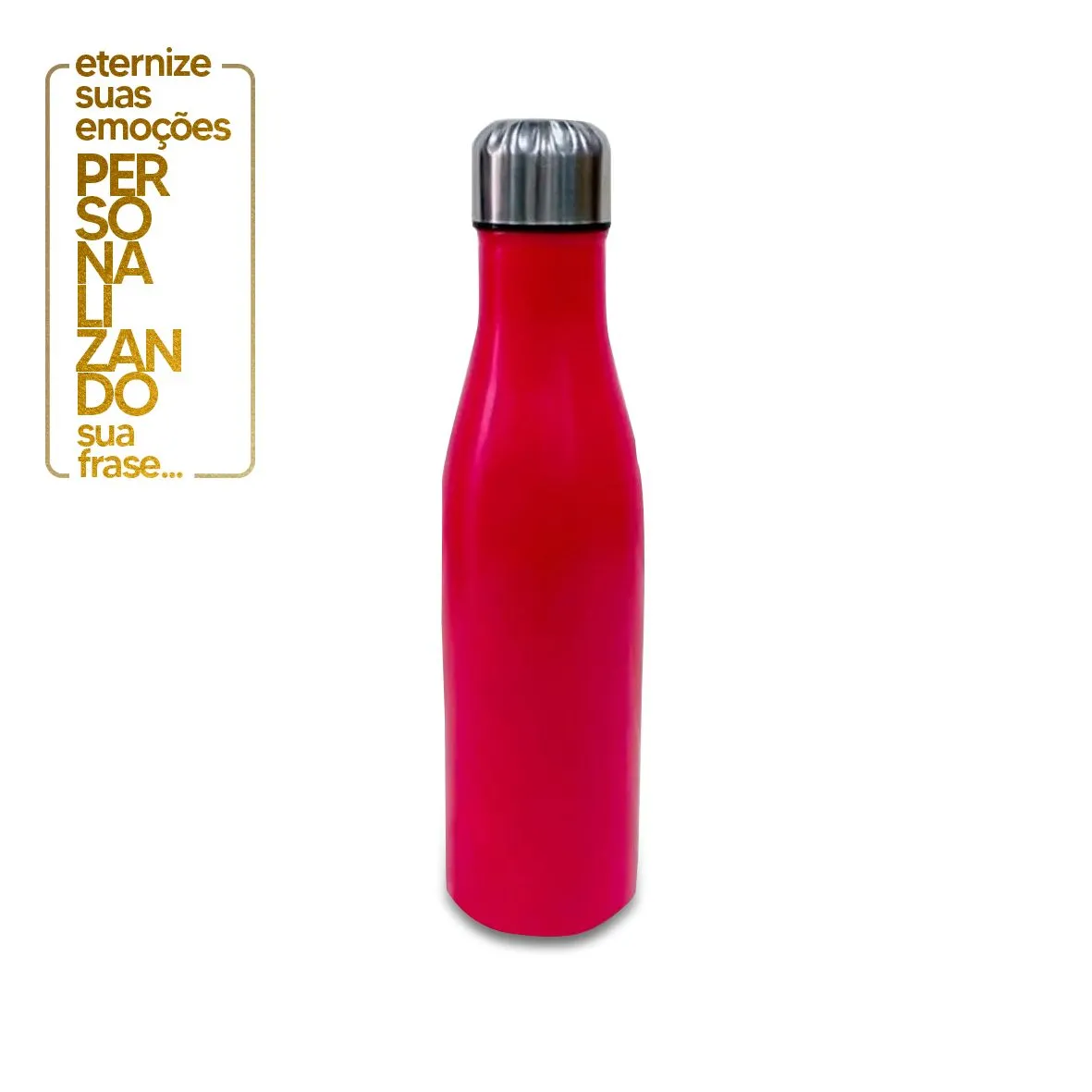 GARRAFA TERMICA DE INOX COLORIDO 500ML - SORTIDO