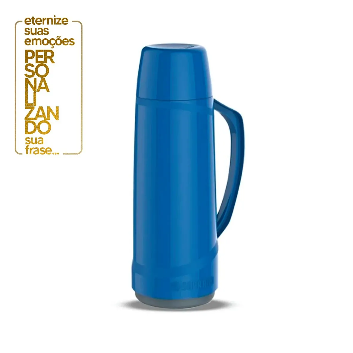 GARRAFA TÉRMICA AZUL CRISTAL 1 LITRO