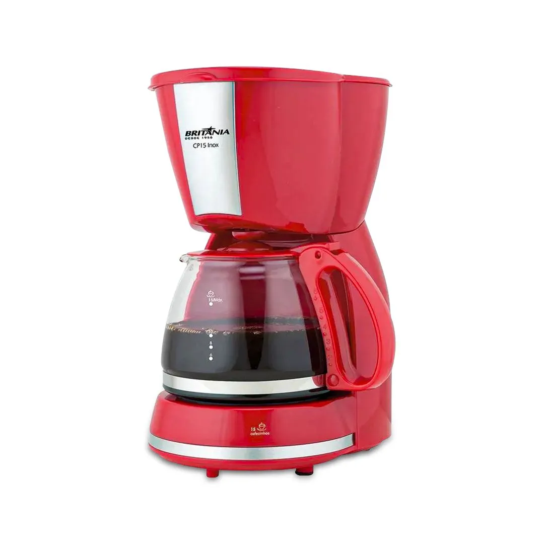 CAFETEIRA CP15 INOX VERMELHA 220V