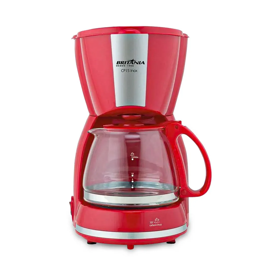 CAFETEIRA CP15 INOX VERMELHA 220V