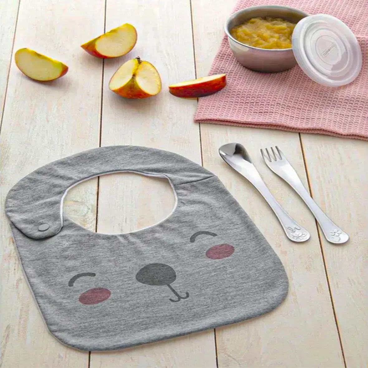 CONJUNTO AÇO INOX 4 PEÇAS LE PETIT ROSA