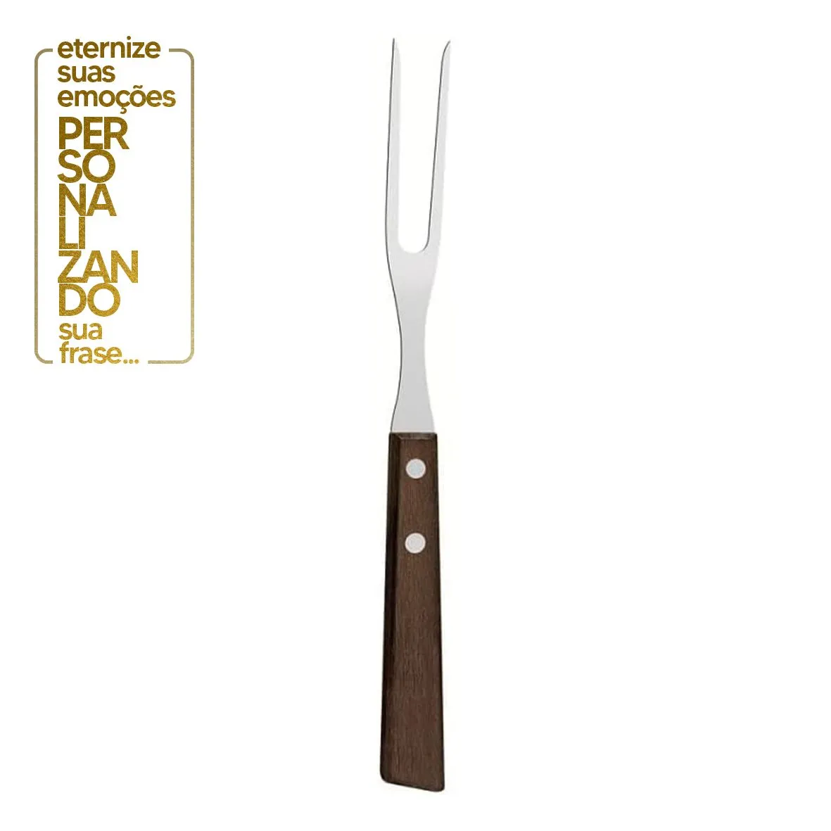 JOGO DE FACAS 8 PEÇAS TRADICIONAL - SORTIDO COM LÂMINAS DE AÇO INOX E CABO DE MADEIRA