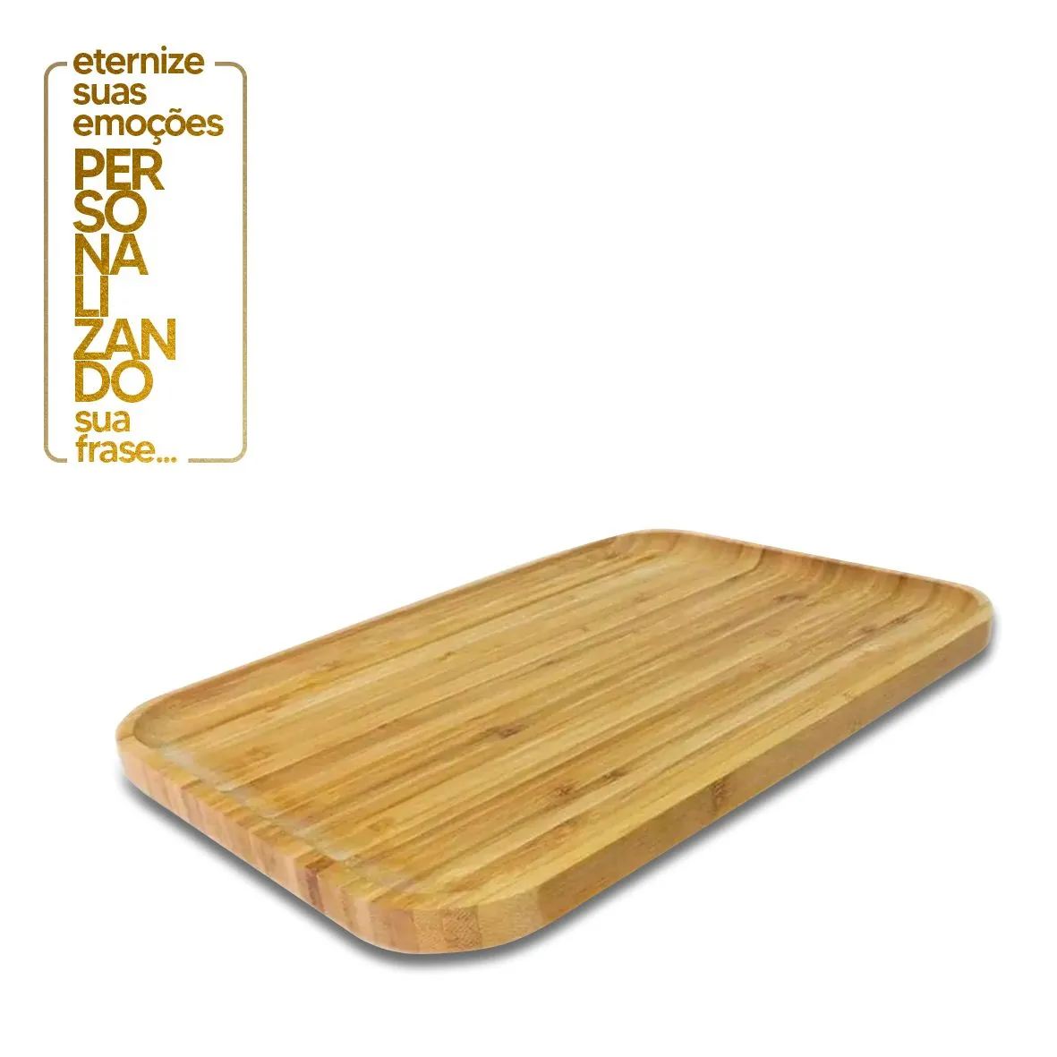 BANDEJA PETISQUEIRA EM BAMBU 35,9X23,9CM