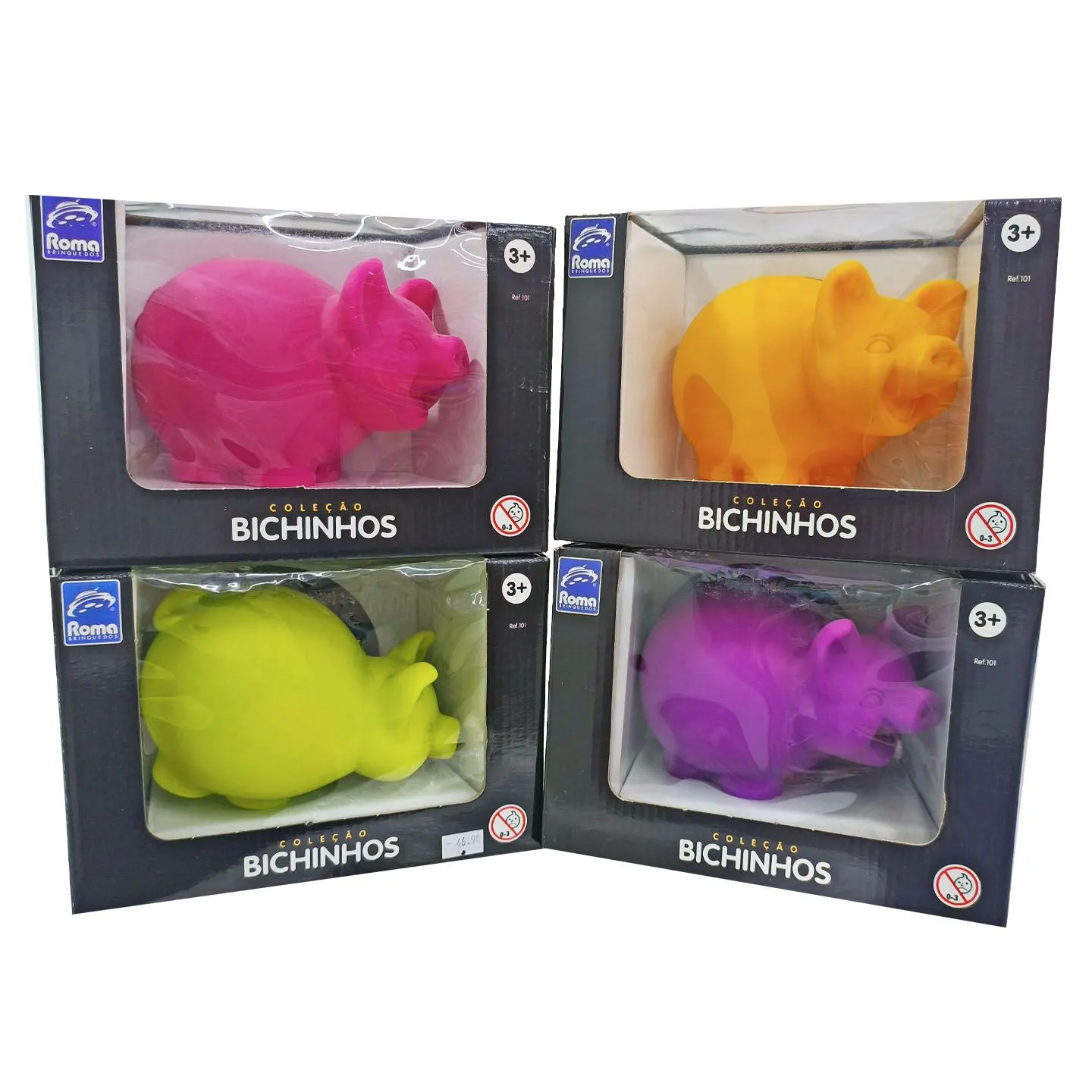 PORCO ESTILIZADO - COFRINHO BRINQ. VINIL