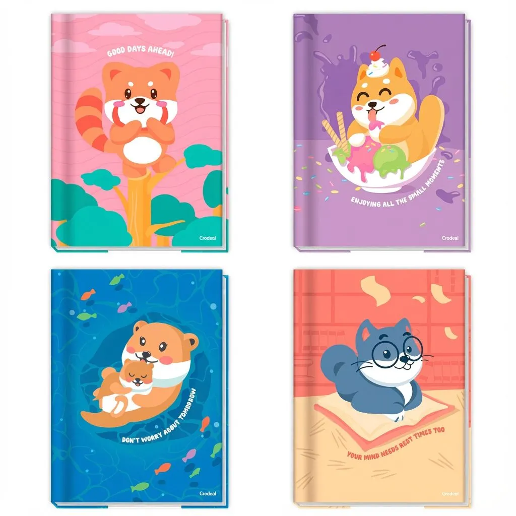 CADERNO DE CALIGRAFIA UNIVERSITÁRIO COSTURADO CAPA DURA 40 FOLHAS LALA PETS